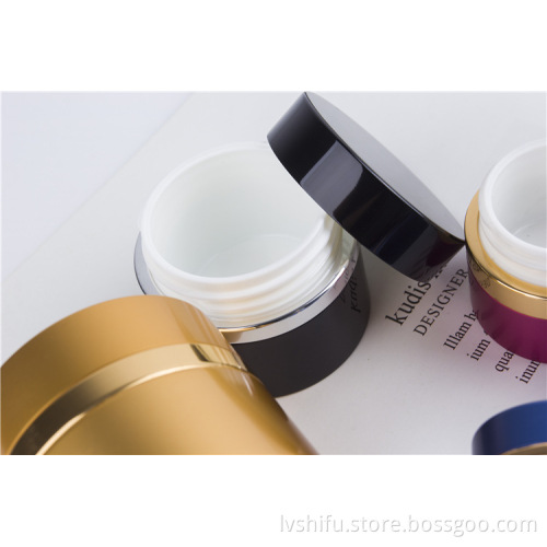 Customized Columnar Plastic Empty Face Cream Jar